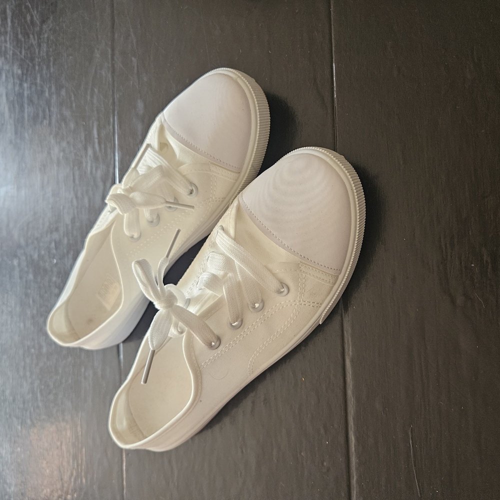 White Canvas Sneakers